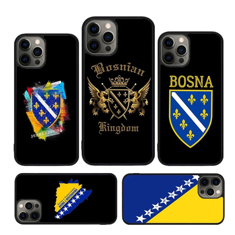 Bosnia and Herzegovina Passport phone Case For iPhone 16 15 Plus 12 mini 13 11 14 Pro X XR XS Max cover shell coque