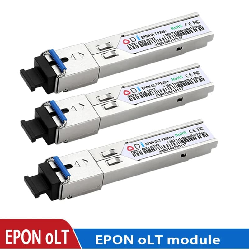 ODI GBIC PX20++++ 20KM FIber PON module 7/8/9DB EPON OLT SFP Modules SC port Compatible With BDCOM HW ZTE HIOSO Ubiquiti