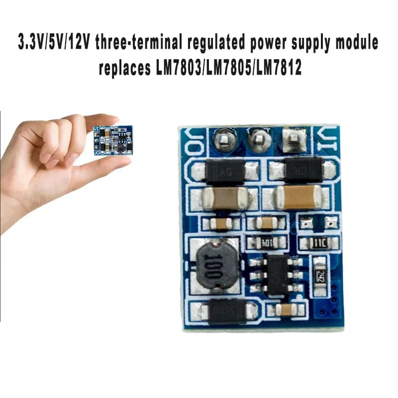 DC5.5-40V To 5V/3.3V/12V Mini Three-terminal Power Step-down Module Synchronous Asynchronous Alternative To LM7805/LM7803/LM7812