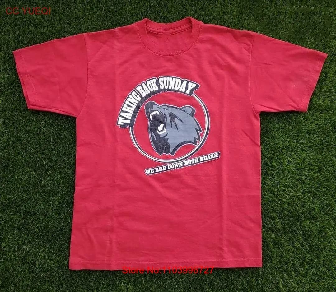 Vtg Taking Back Sunday Band For Fans Cotton Red All Size Unisex Shirt
