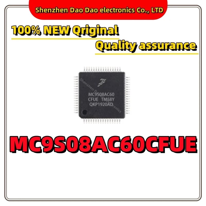 MC9S08AC60CFUE QFP-64 60K flash 8K RAM 8-bit microcontroller chip new original