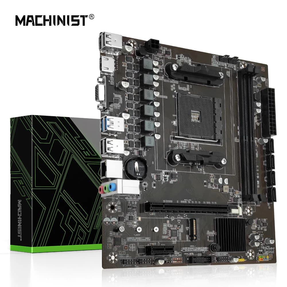 MACHINIST B450 motherboard AMD support DDR4 desktop RAM AM4 CPU slot NVME NGFF M.2 USB 3.0 VGA dual channel for Ryzen5 3500 etc