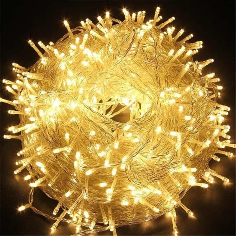 Outdoor 400 LED String Lights Garland 50M Waterproof Fairy Light Festoon Lamp Wedding Party Holiday Gardening Decoration Light