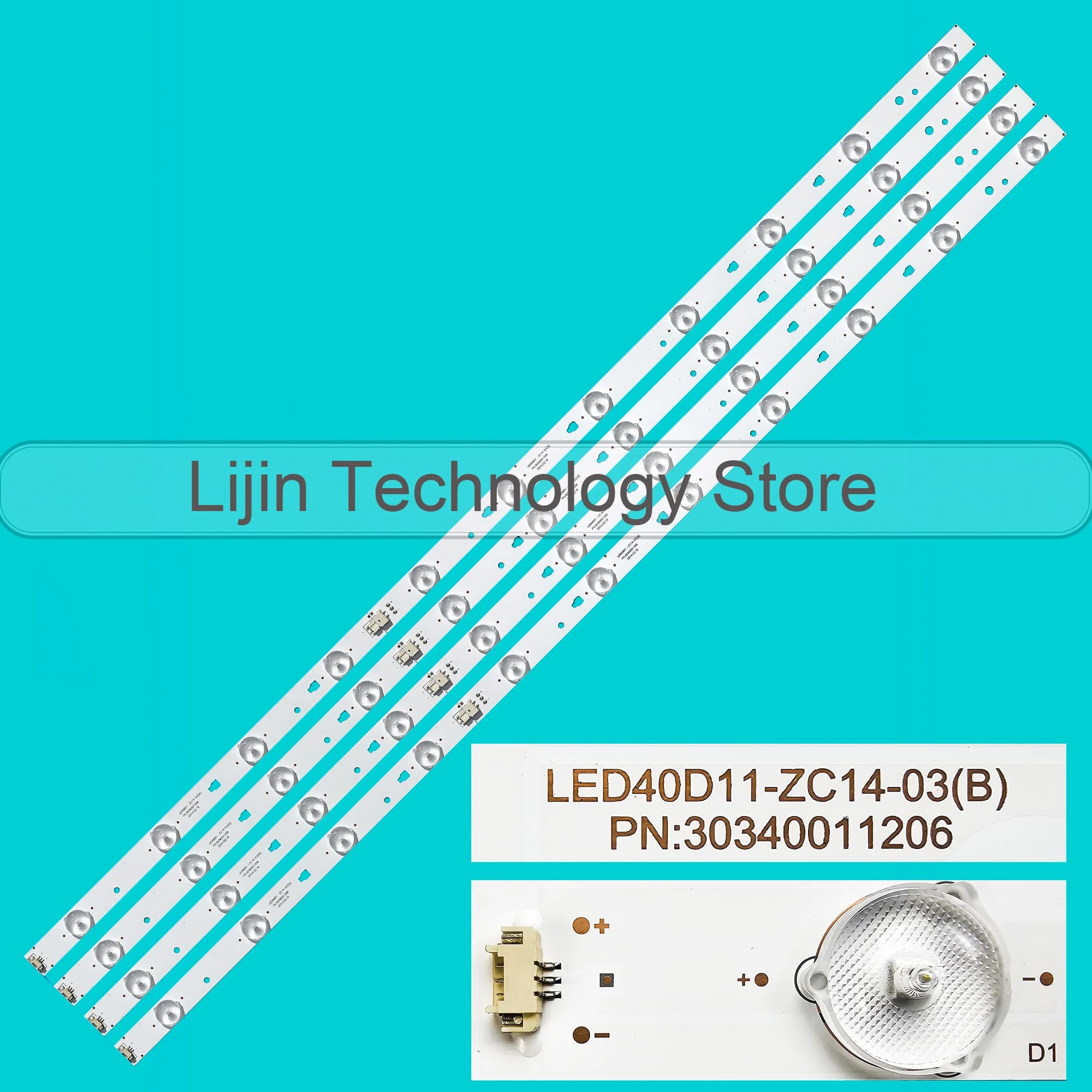 LED BackLight Strip For 40D3500M LT-40C540 D40MF7090 LE40M600CF LE40F3000WX LE40M600F LT-40M645 MTV-4128LTA20 LK400D3HC34J