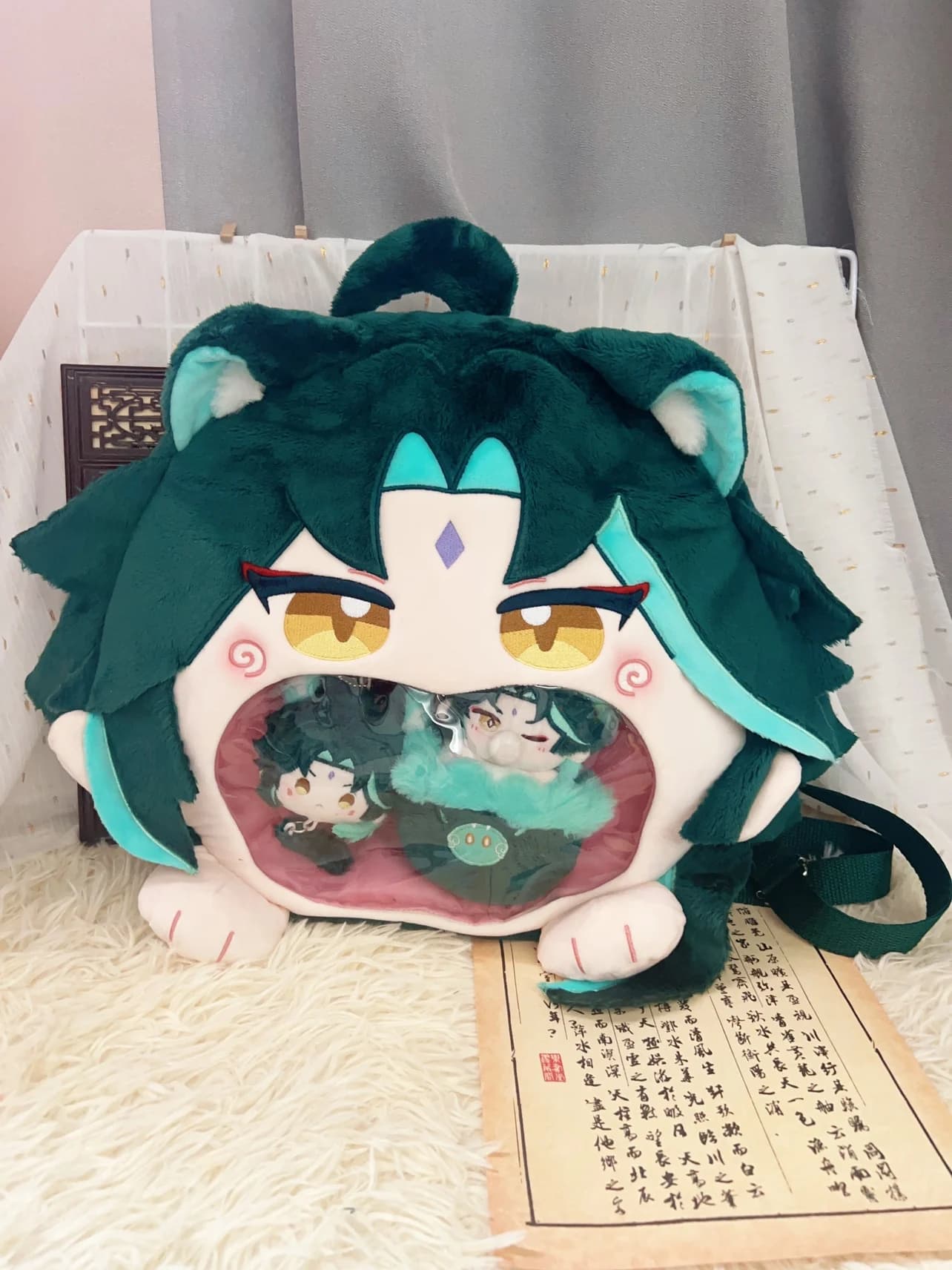 Xiao Itabag Game Genshin Impact Official Neuvillette Coin Purse Cosplay Costume Fans Gifts