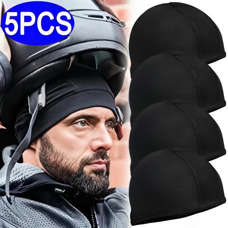Riding Fast Drying Small Cloth Cap Motorcycle Helmet Liner Outdoor Sports Breathable Protective Cap Universal Helmet Accessories