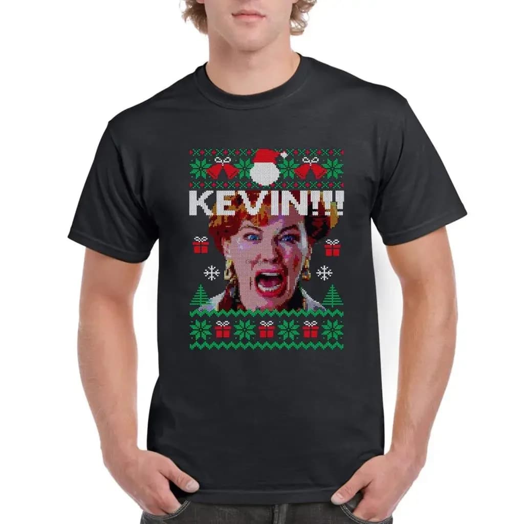 Bout Lx Kevin Meme Ugly Christmas Movies Home Malone Funny Xmas Gift TShirt TShirt