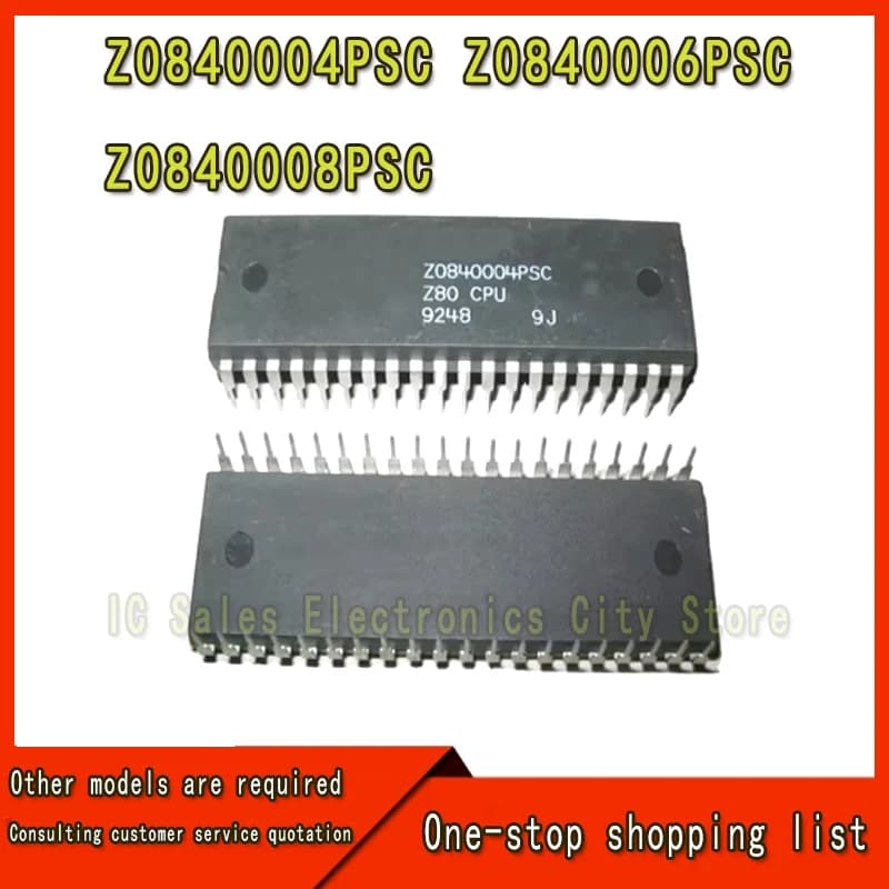 (1piece)100% New Z0840004PSC Z0840006PSC Z0840008PSC Z80 DIP-40 Chipset