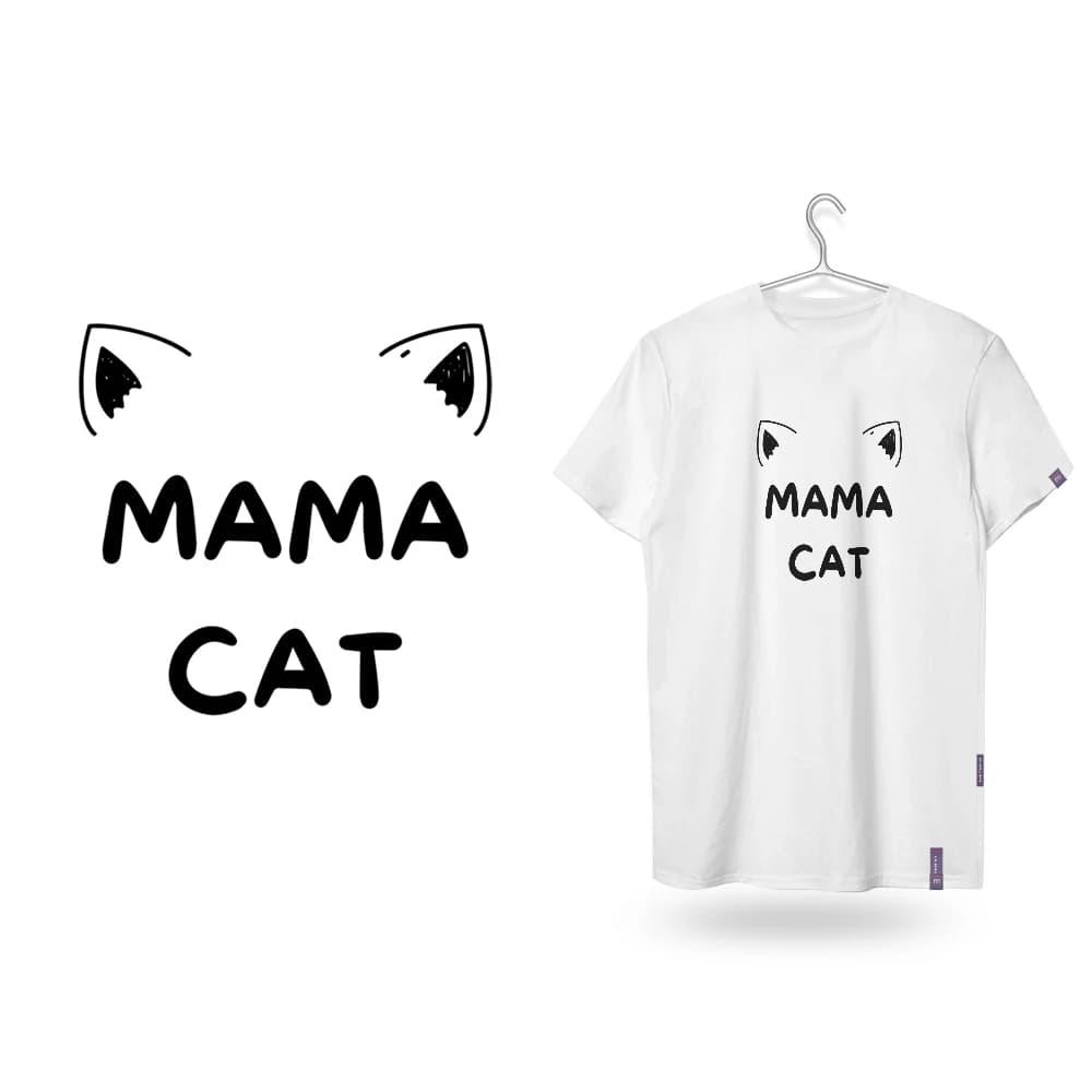 Mother Cat's Ears Dtf Transfer Iron on Transfers for T Shirts Dtf Transfers Ready to Press Patch Patches Clothes DIY Apparel