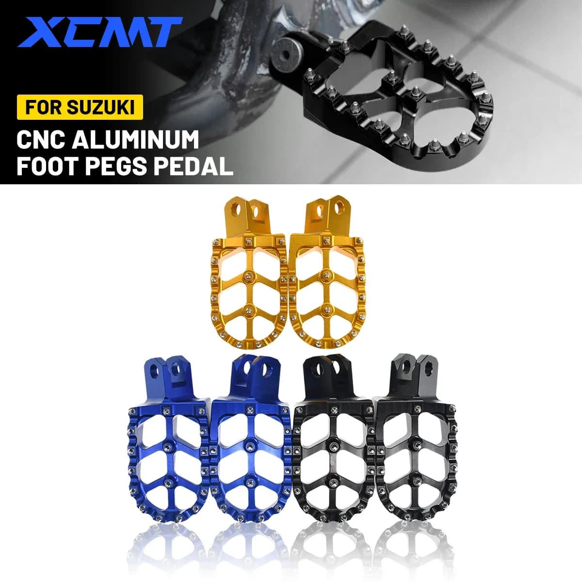 For SUZUKI DR-Z 400 S E SM DRZ400S DRZ400SM RM250Z RMX250 RM125 KLX400R KX500 Motorcycle Foot Rest FootRest Foot Peg Footpegs