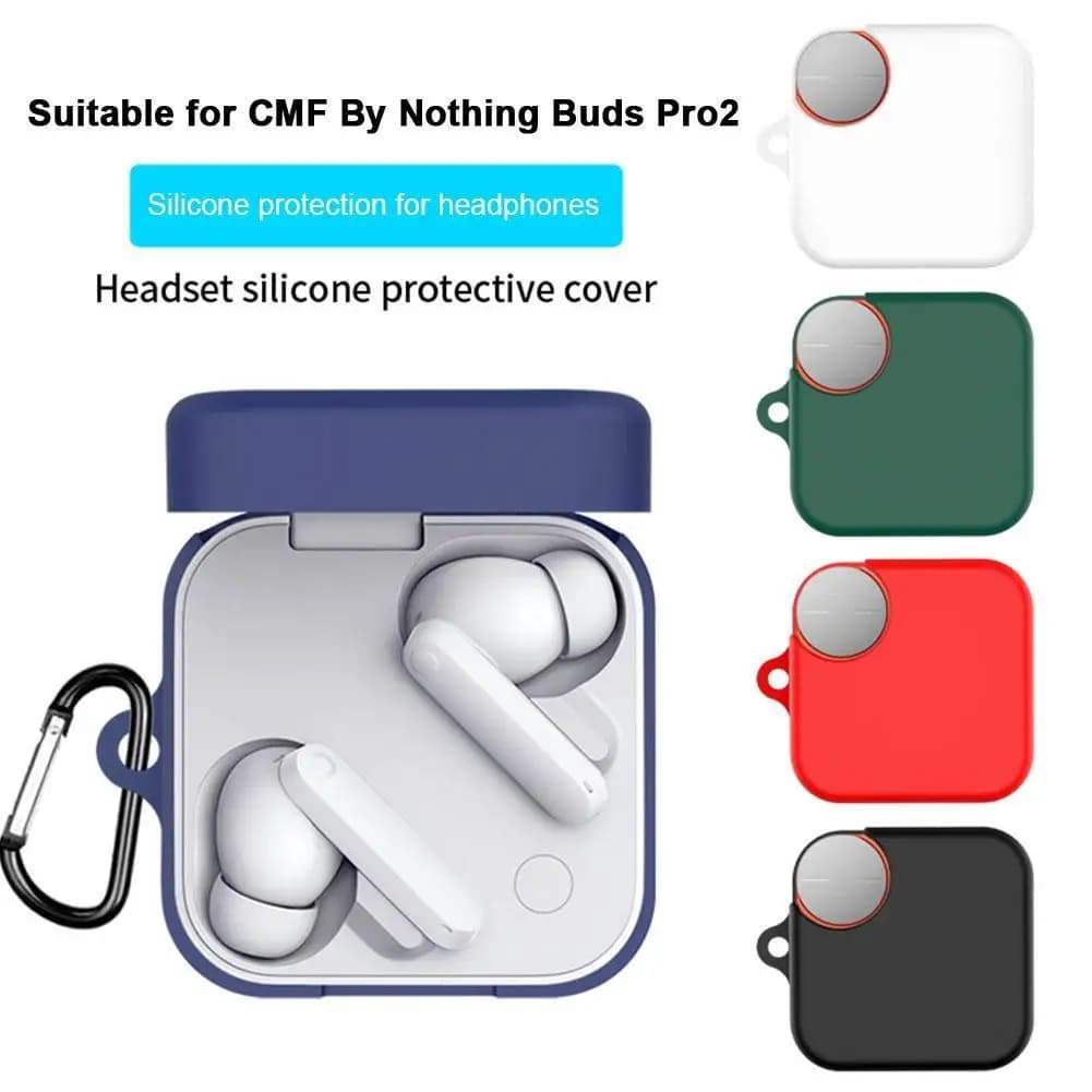For CMF Budspro 2 Earphone Protective Case Soft Silicone Lightweight Storage Case Dustproof For Cmf Budspro 2 Accessories