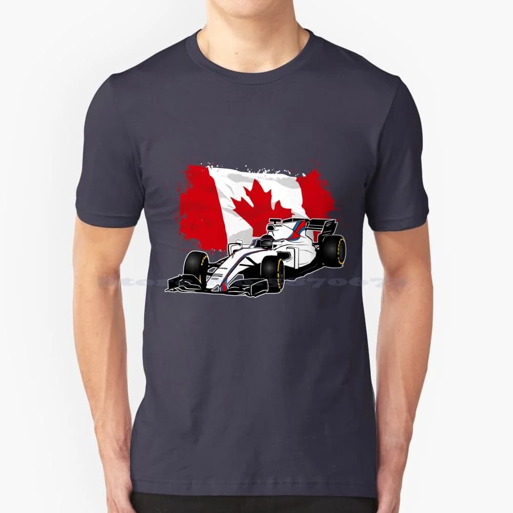 Racing T Shirt 100% Cotton Tee Felipe Massa Lance Stroll Williams Alonso Vandoorne Racer Racecar Car Racing Carracing Race Car
