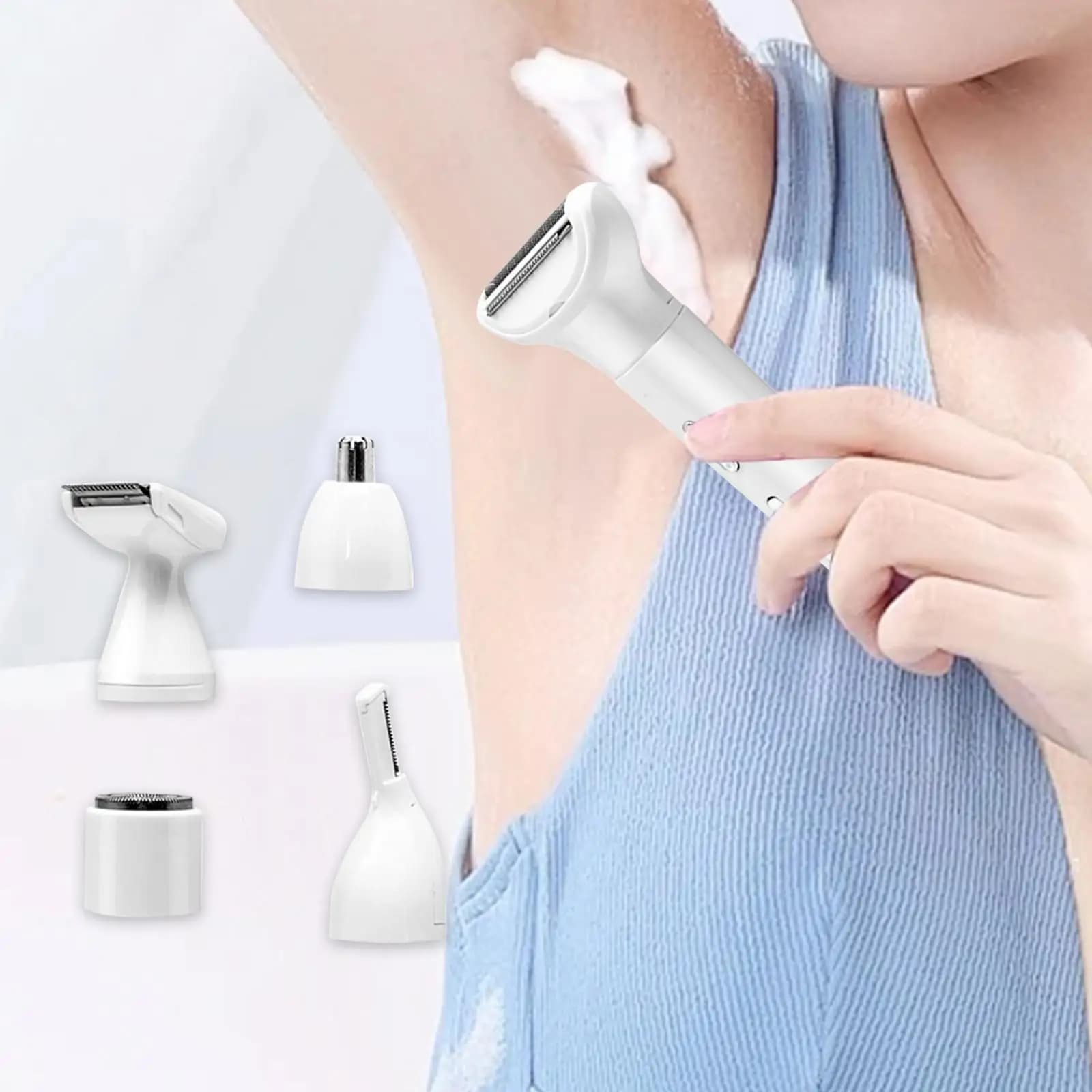 Face Shaver Wet and Dry Painless with Detachable Heads Women Hair Trimmer for Gifts Mothers Day Sister Girlfriend Anniversaries