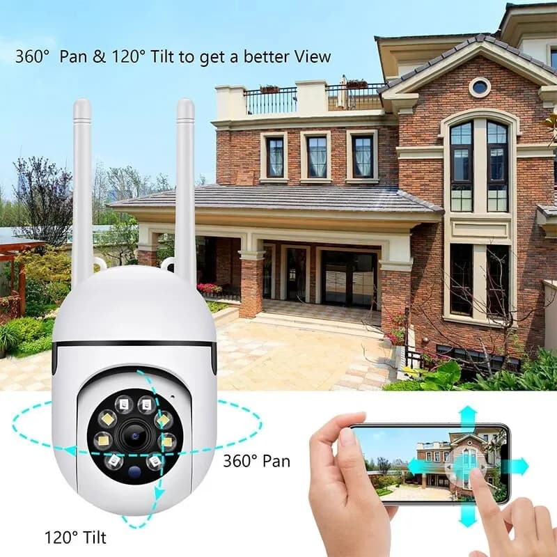 1080P HD PTZ 2.4G WIFI IP Camera Audio CCTV Surveillance Cam Outdoor Night Vision Wireless Waterproof Security Protection