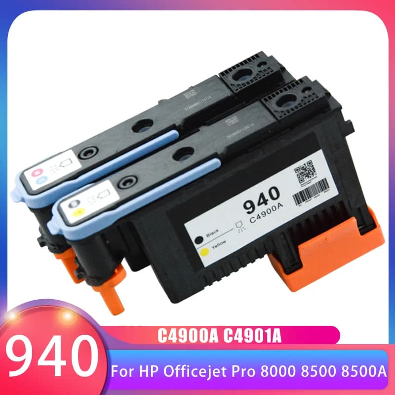 2PCS C4900A C4901A For HP 940 HP940 Print Head For HP Officejet Pro 8000 8500 8500A Printer Cabeça BK/Y C/M
