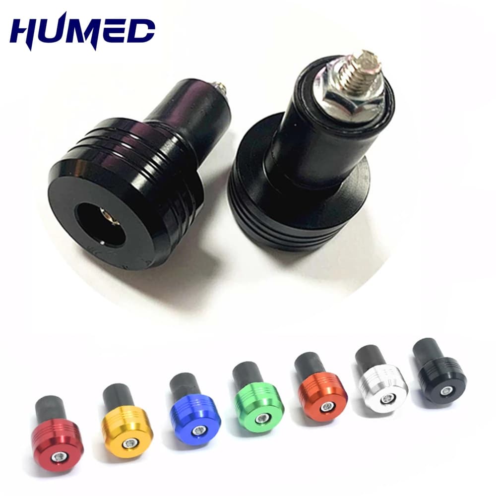 Universal 7/8" CNC Motorcycle Handlebars Bar Ends Grips Slider Vibration Handlebar Slugs Plug Handle Bar Sliders Dirt Bike