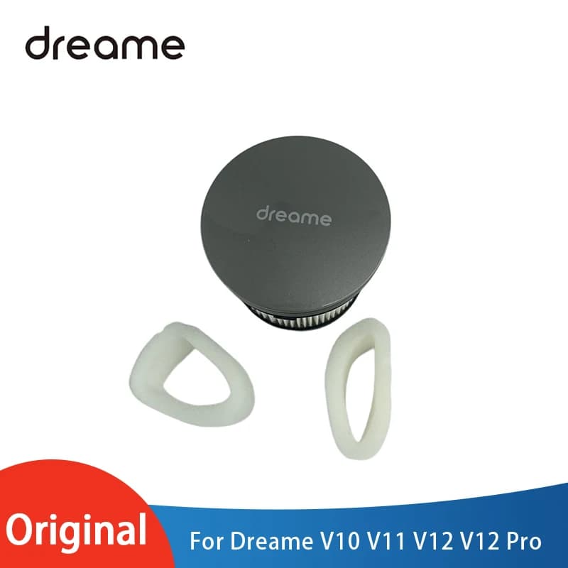 Original Dreame V12 Pro HEPA Filter for Dreame Wireless Vacuum Cleaner V10 V11 V12 V12 Pro Washable High Efficiency Filter