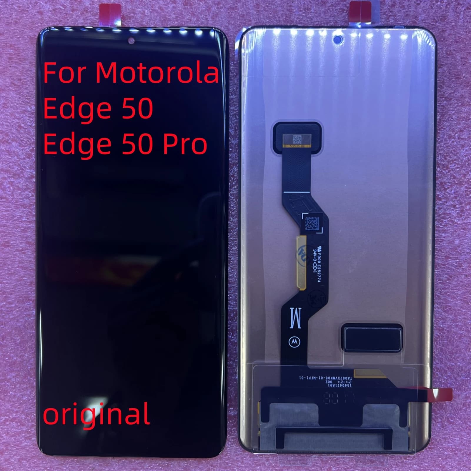 Original for Motorola Edge 50 Pro lcd display with touch screen digitizer Assembly for moto edge 50 pro lcd display AMOLED 6.7''
