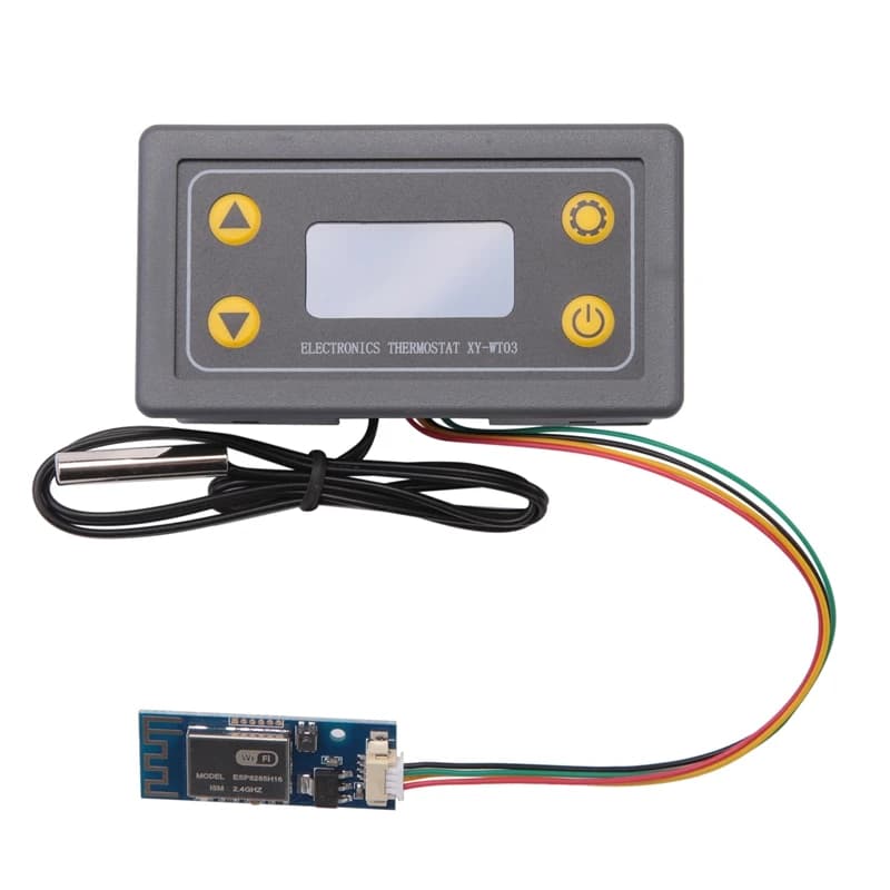 Hot TTKK WIFI Remote Thermostat High Precision Digital Temperature Controller Module Cool Heat APP Collection High Low Alarm