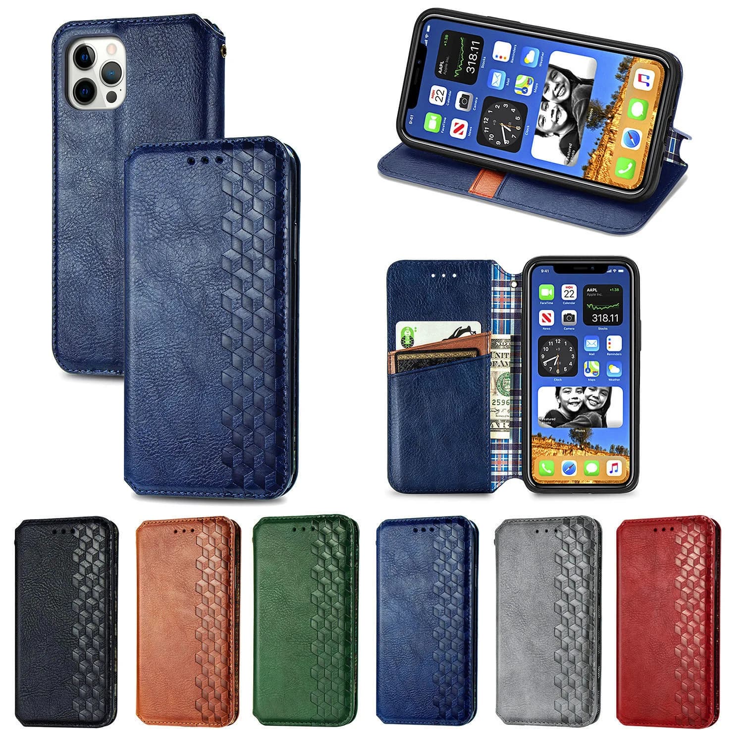 Magnetic Flip Case For Motorola Moto G85 G45 G84 G54 G34 G24 G14 G04 G73 G53 G23 Retro Leather 2 Card Slots Phone Cover Funda
