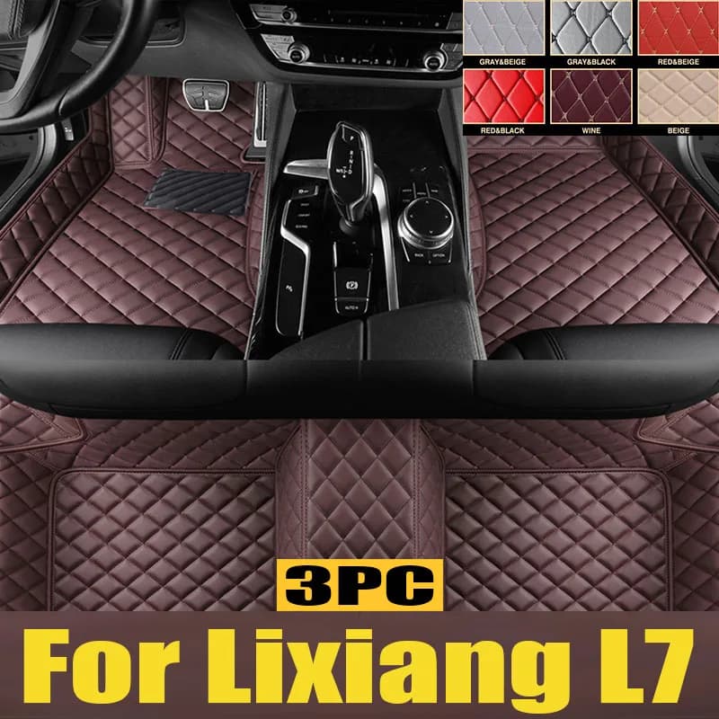Wholesale Car Floor Mats for Lixiang L7 2020-2024 Waterproof Non-slip Foot Pad TPE Car Carpet Black Floor Liners