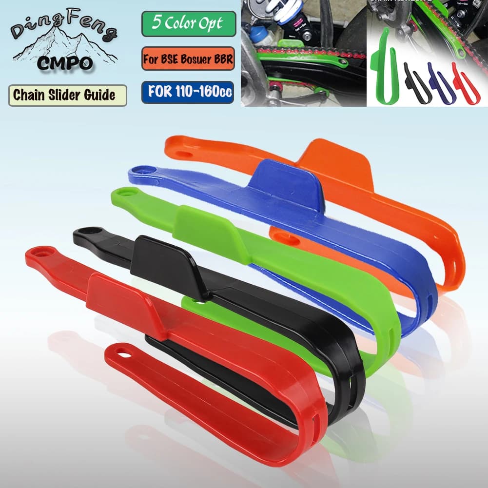 Motorcycle Chain Slider Rear Swingarm Cover Chain Protection Guard Guide For Kayo BSE CRF70 110-160cc Pit Dirt Bike Racing BBR