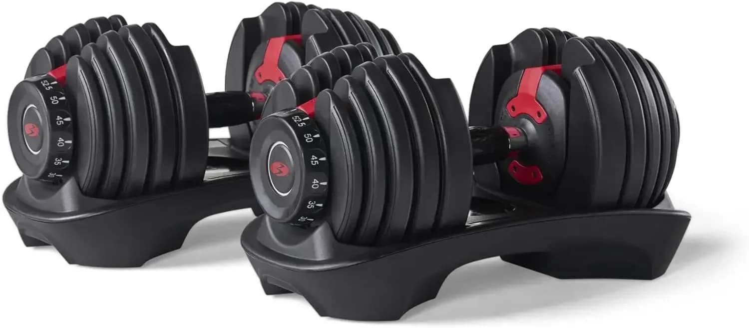 SelectTech 552 Adjustable Dumbbells，105 Pounds，Alloy Steel