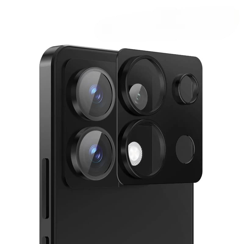 Rear Camera Lens Cover Case For Xiaomi Poco X6 5G Back Aluminum Metal Camera Lens Protector For POCO X6 Lens Ring Film