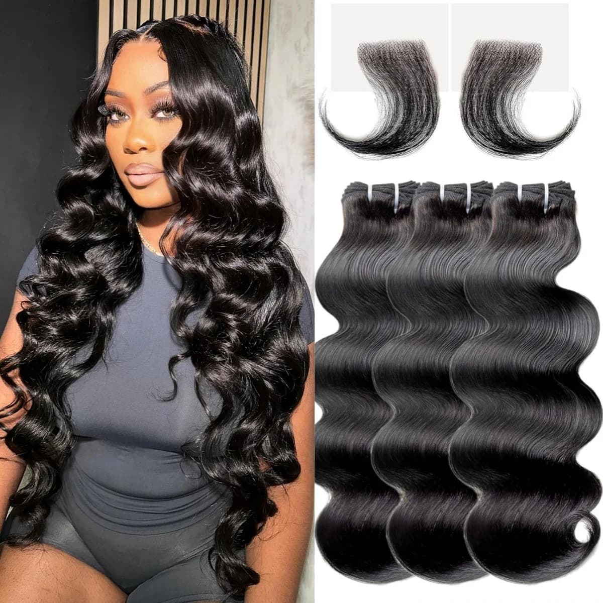 12A Body Wave Bundles Human Hair 22 24 26 Inch Human Hair Bundles Brazilian Virgin Hair Body Wave Bundles Human Hair Extensions