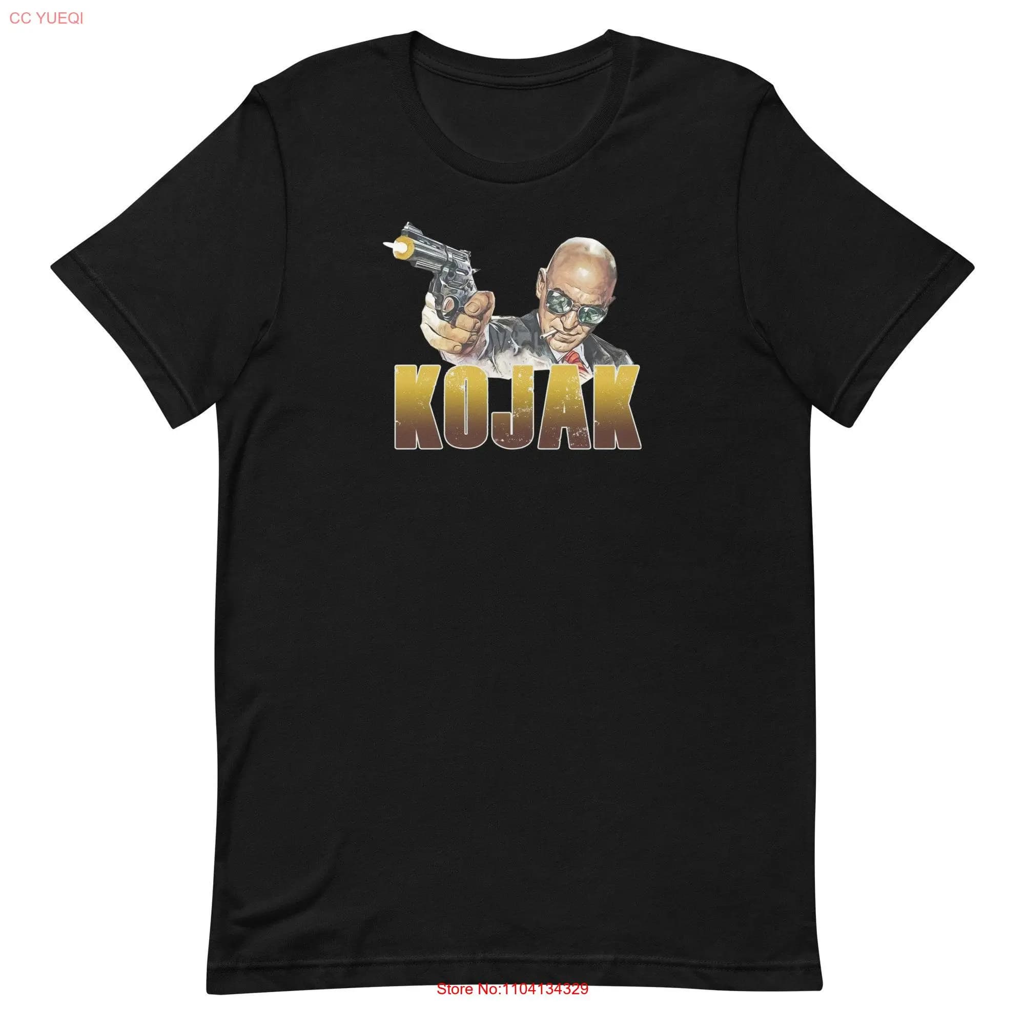 Kojak Telly Savalas US TV Series 70's t shirt long or short sleeves