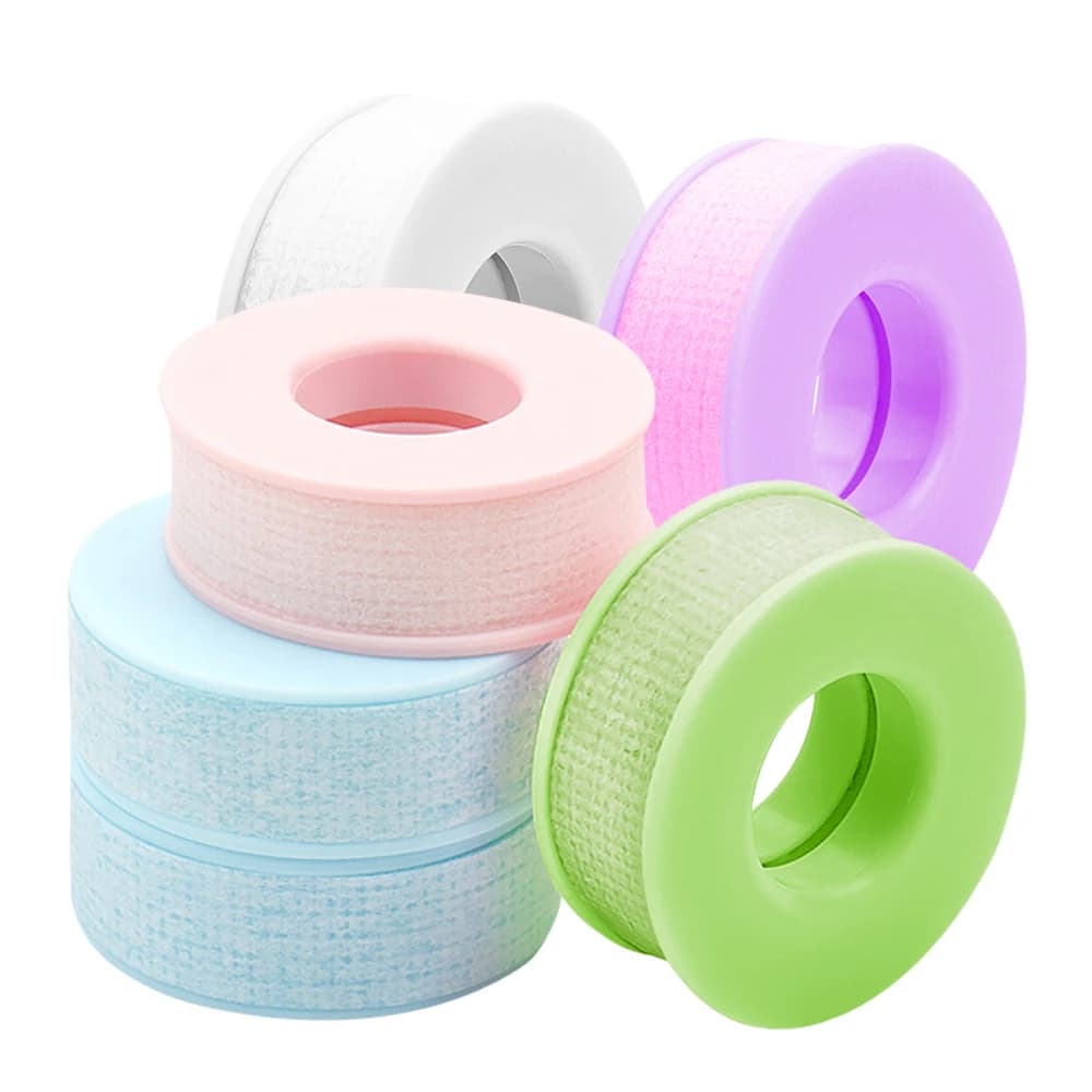 1 Rolls Silicone Micropore Tape for Eyelashes Lash Lift Adhesive Eyelash Extensions Accessories Non-Woven Silicone Lash Tape