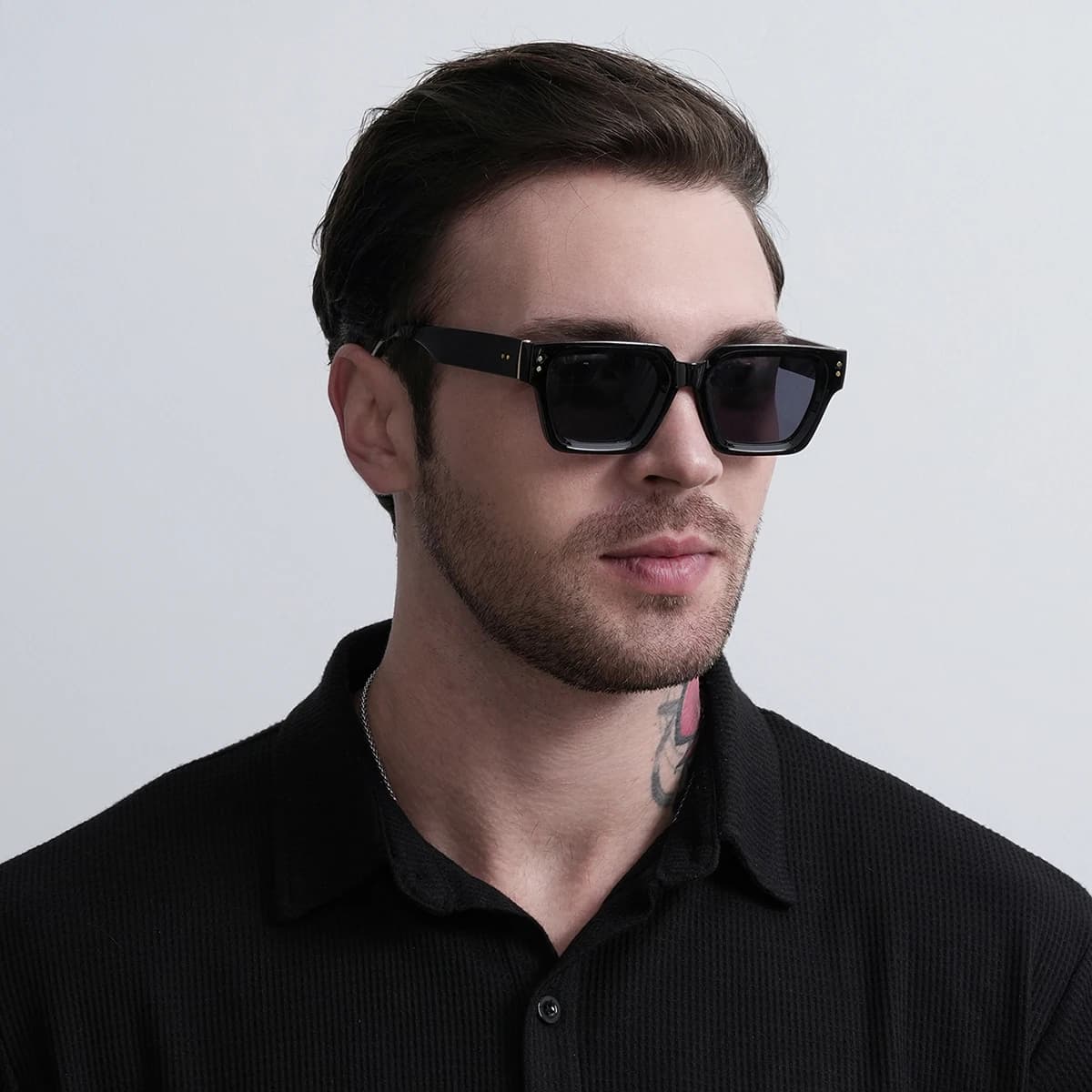Ruiao 2025 Whole Luxury Premium Shades Designer Black Brand Sunglasses Mens Square Sun Glasses For Women
