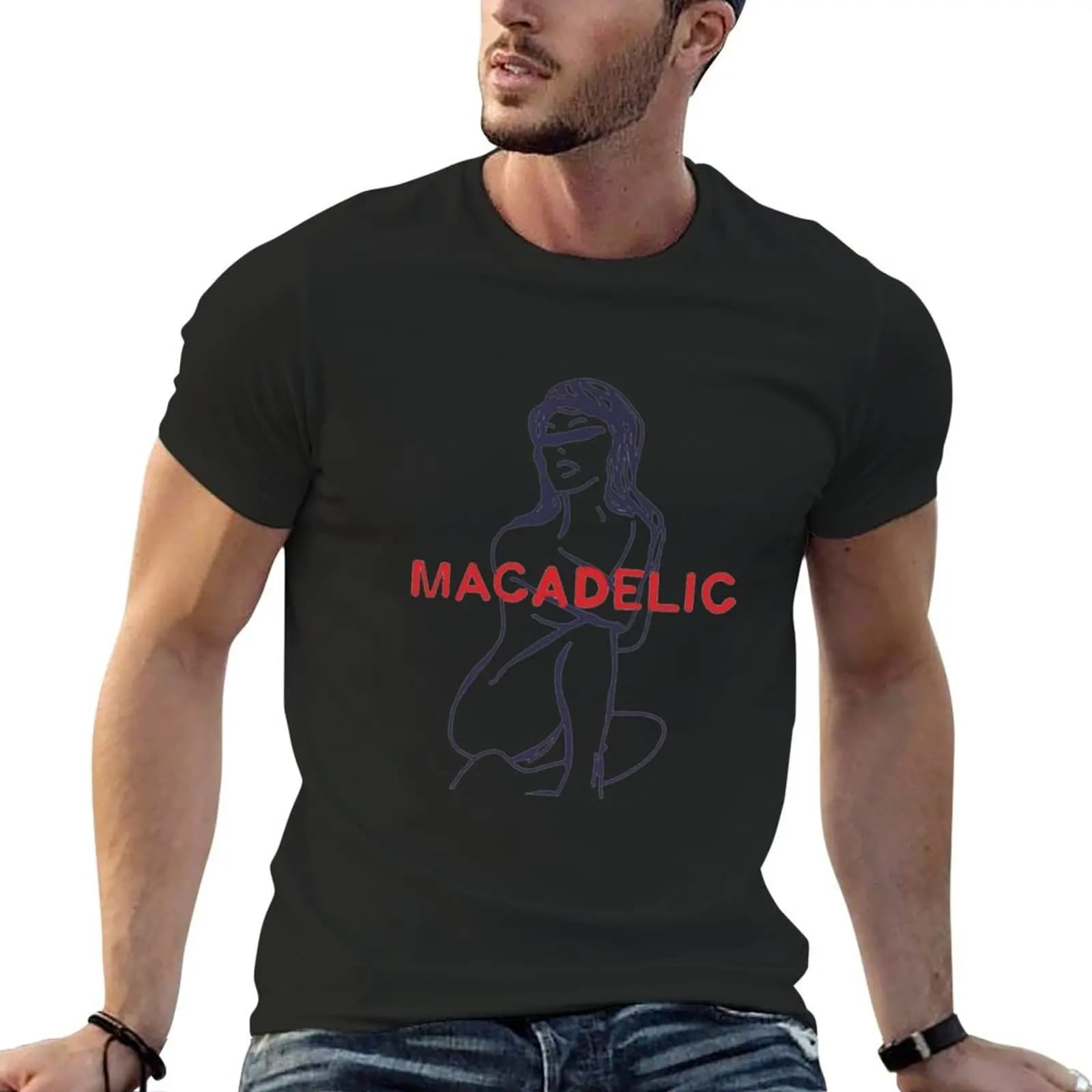 macadelic T-Shirt Blouse shirts graphic oversized t shirt men
