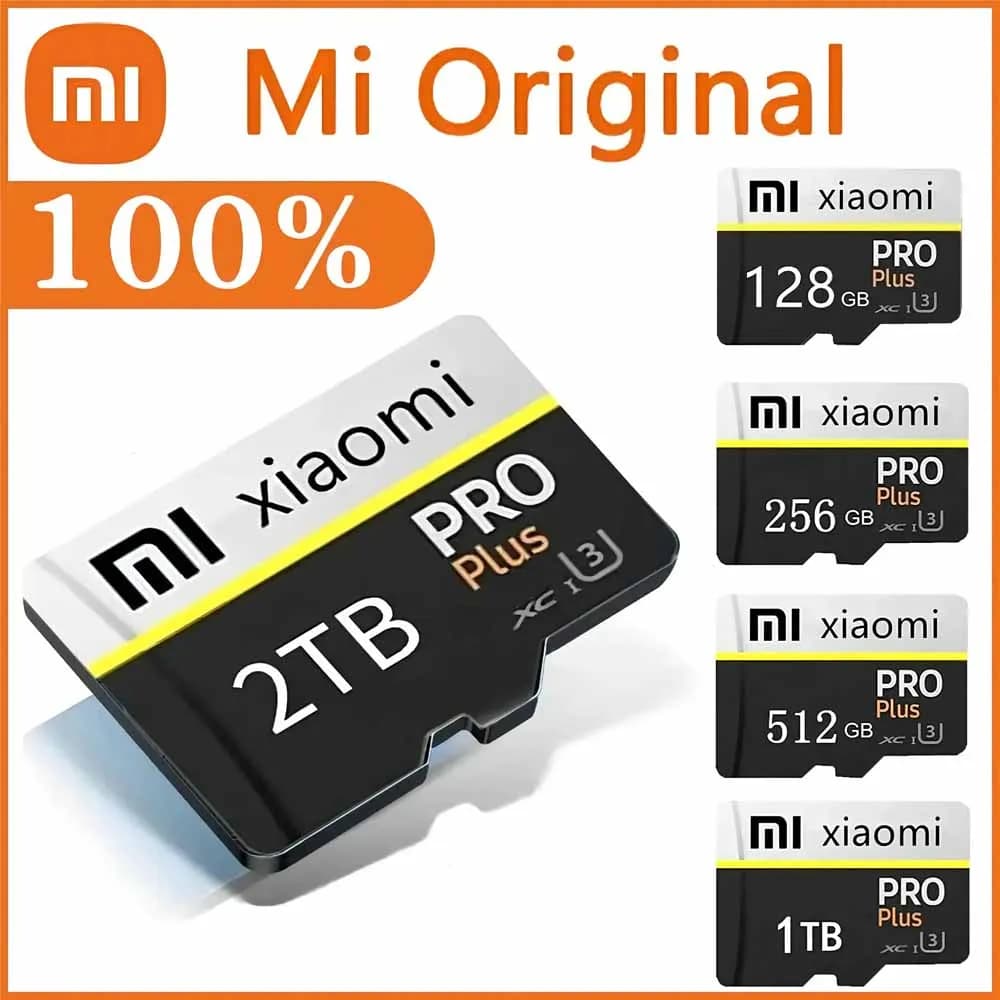 Xiaomi High Speed SD Memory Card 2TB 1TB Class 10 Micro TF Card 1TB 512GB For Nintendo Switch PC Smart phone SD Card 128GB 256GB