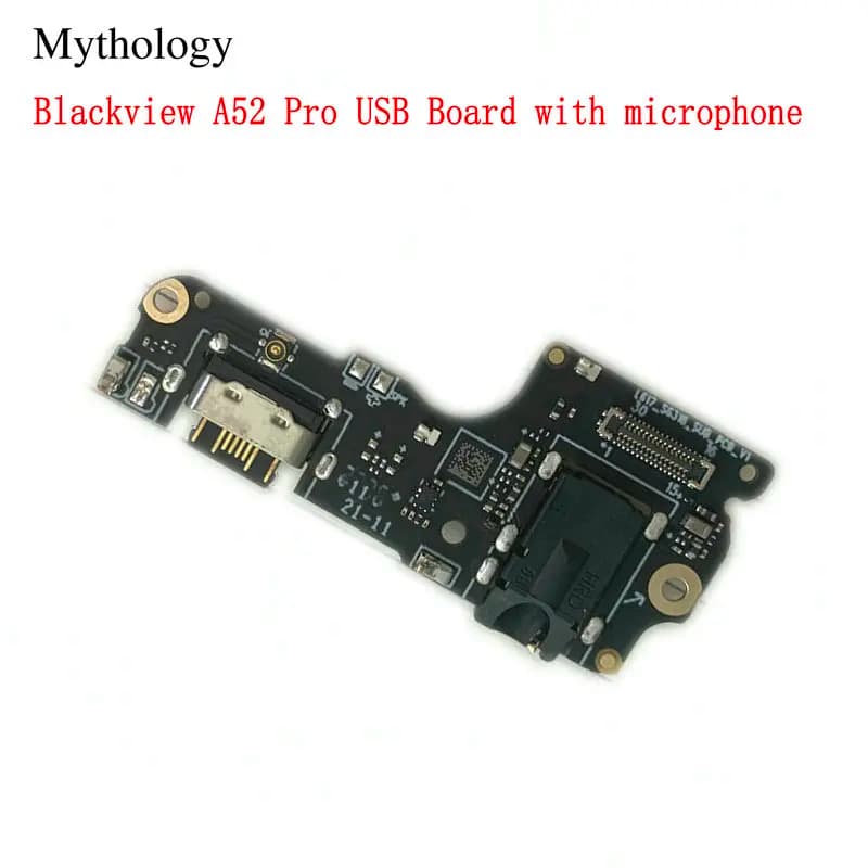 For Blackview A52 Pro USB Board Microphone Original Charger Circuits Mobile Phone Repair Parts