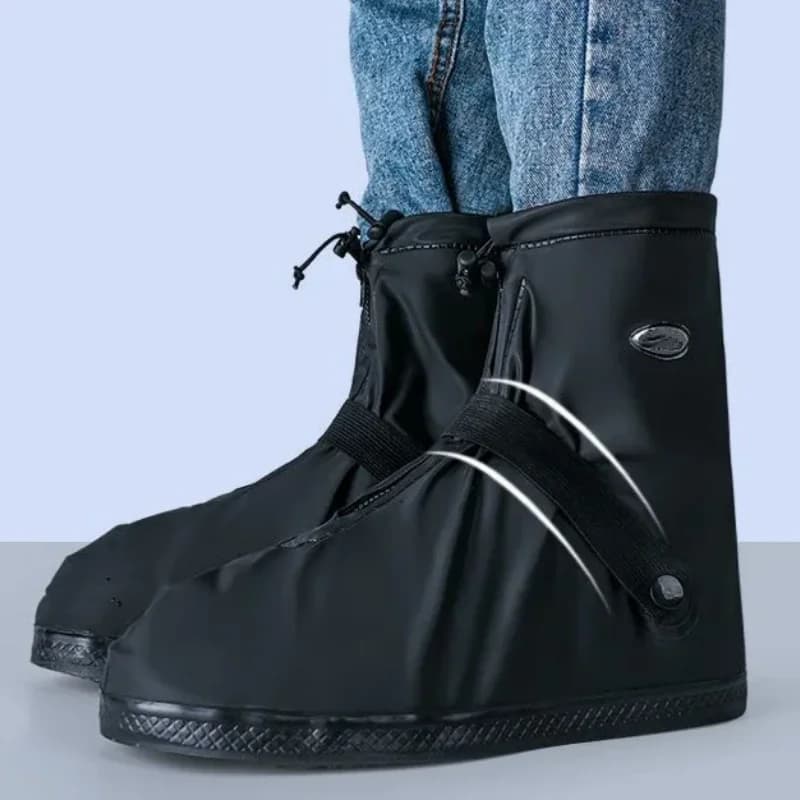 Waterproof Rain Shoes Cover Reusable Non-Slip Cycling Hiking Boot Covers Pants Shoes Protectors Rain Snow Wet Sand Boots Cover