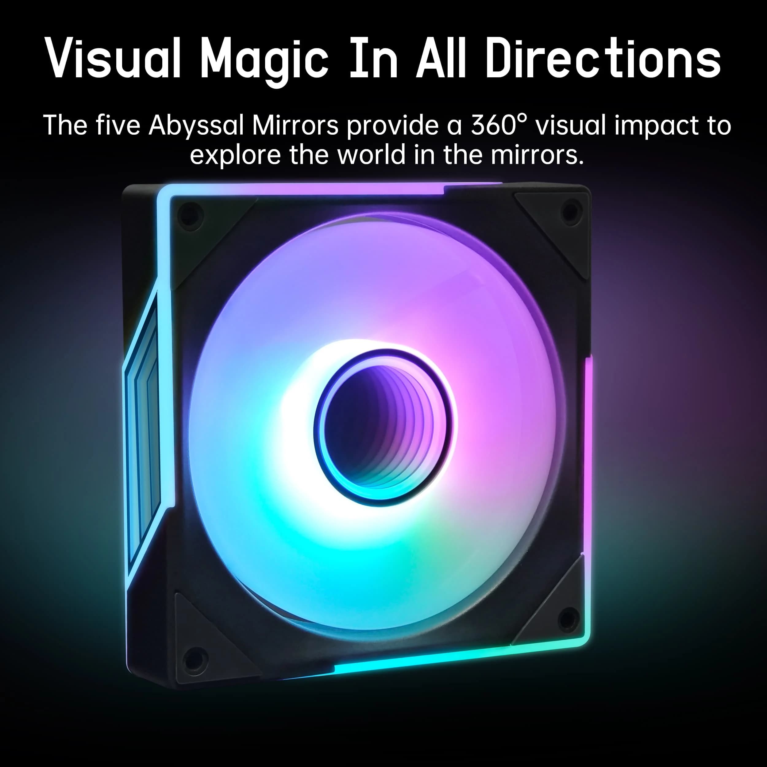 12cm ARGB 3D Cooling Fan PC Case Fan Kit 4pin PWM CPU Fans 3pin 5v RGB Gaming Computer Fan Black Ventilador