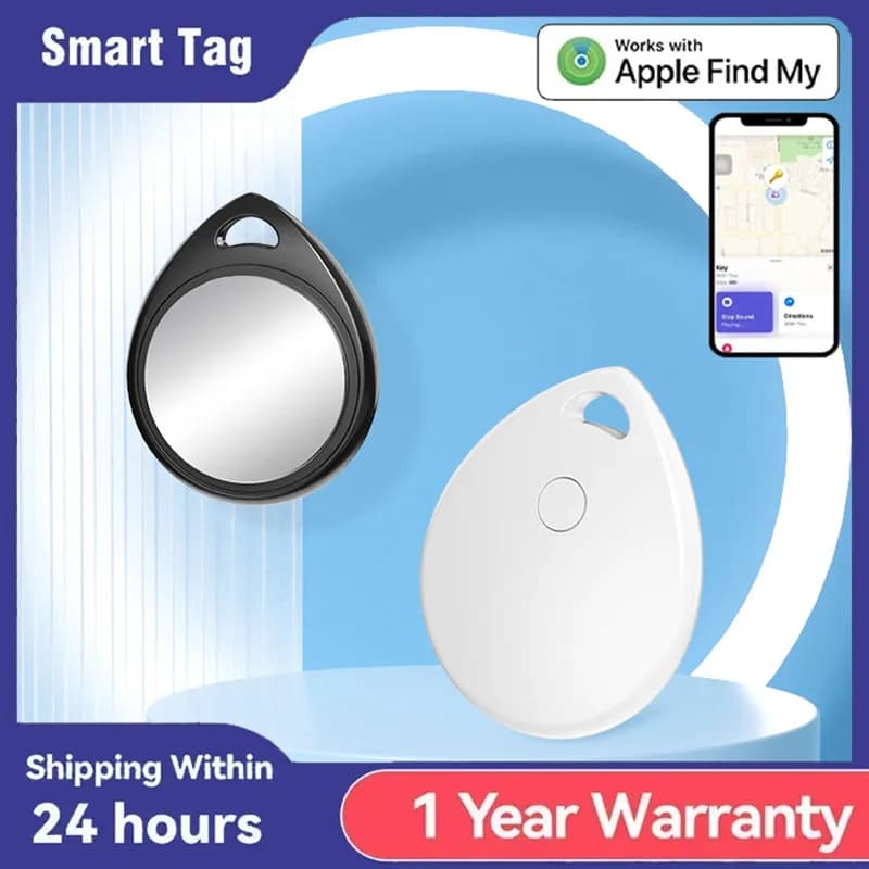 Timethinker Bluetooth Key Finder work with Apple Find My Global Network Smart AirTag Tracker for IOS System Item Bags Locator