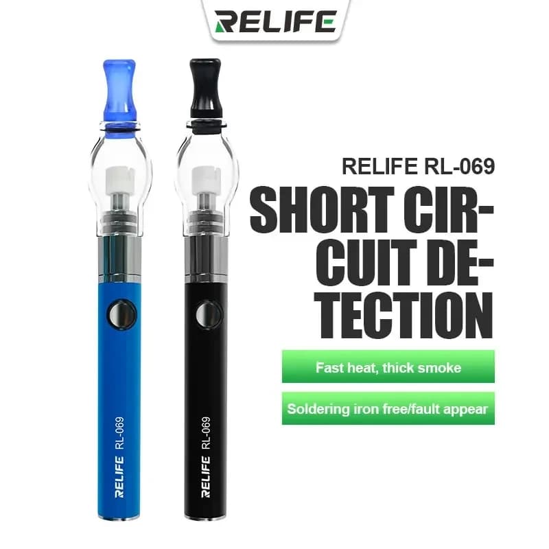 RELIFE RL-069 Rosin Atomizer Rosin Flux Pen USB Charging Welding Pen No Need Soldering Iron Phone PCB Short Circuit Detector