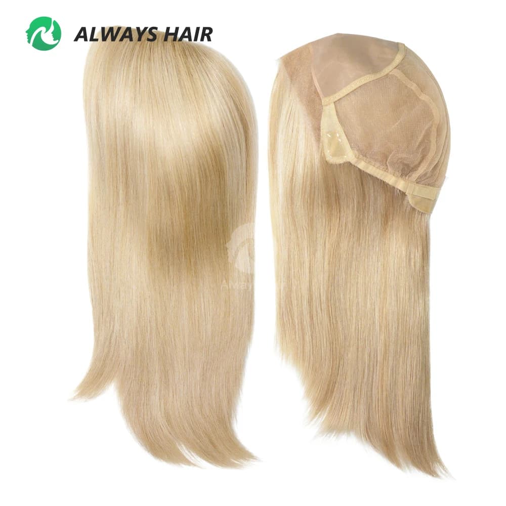 Alwayshair -MW51-100% Chinese Cuticle Remy Hair Wigs For Women 13 Inches Human Hair Blonde Welded Lace Front Wigs Wholesale