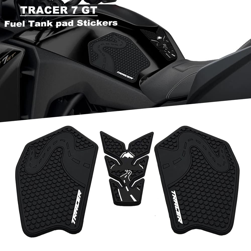 For Yamaha Tracer 7 GT Tracer 700 7gt Tracer7gt 2020 2021 2022 Side Fuel Tank Pads Protector Stickers Knee Grip Traction Pad
