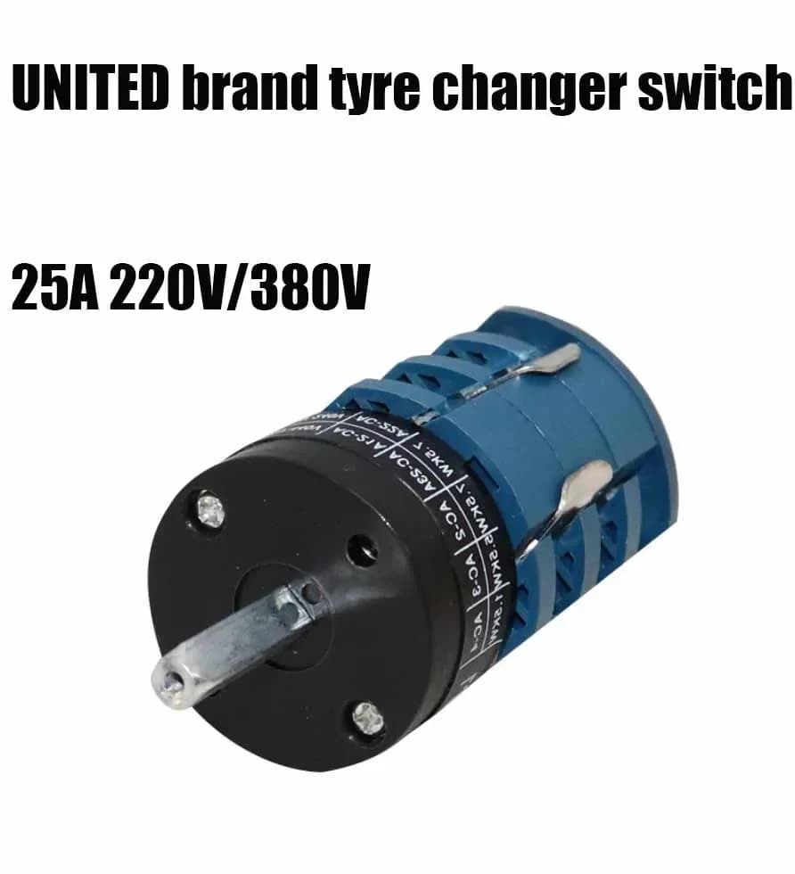 25A 220/380V Forward Reverse Switch for Car Tyre Changer Machine Tire Machine Replacement Part Turn Table Pedal Motor Switch 1pc