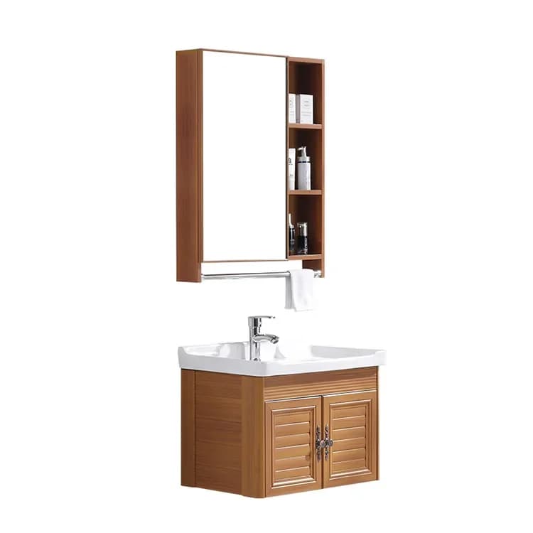 Wholesale Modern Luxury Furniture Sink Mirror Vanity Bathroom Cabinet