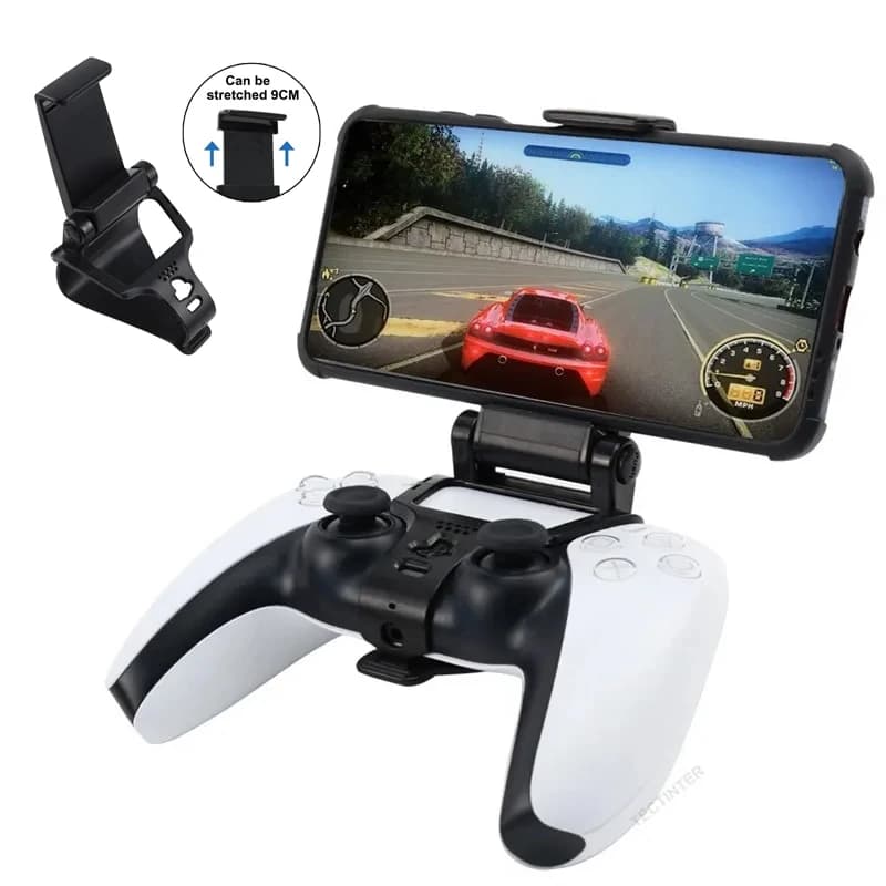 Mobile CellPhone Stand For PS5 Controller Bracket Mount Hand Grip For PlayStation 5 Gamepad For Samsung S9 S8 Clip Holder