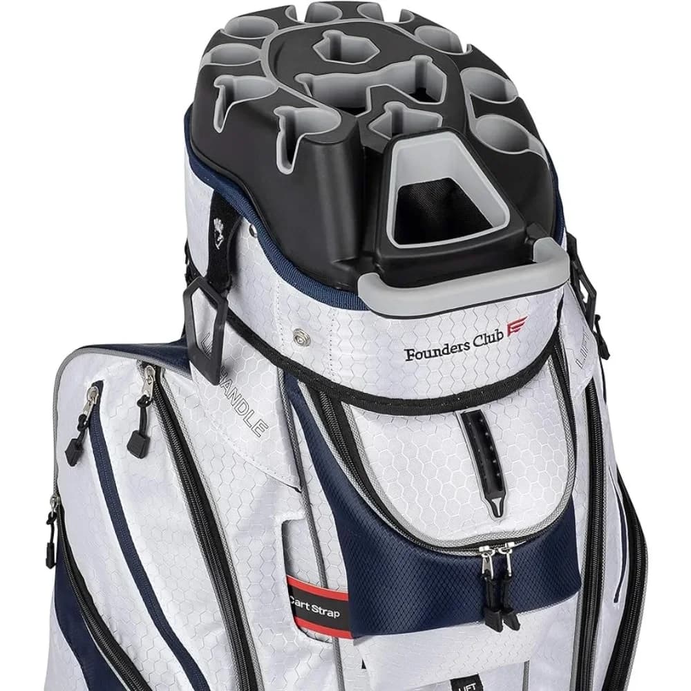 Club Premium Cart Bag with 14 Way Organizer Divider Top