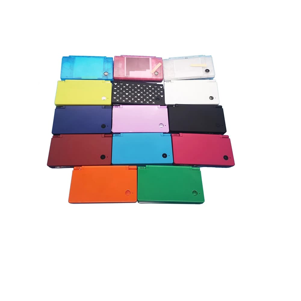 1Set  Full Housing Case  For NDSi game Console Cover With Screen Lens Full Buttons Rubber Conductive Screws Kit  Replacement