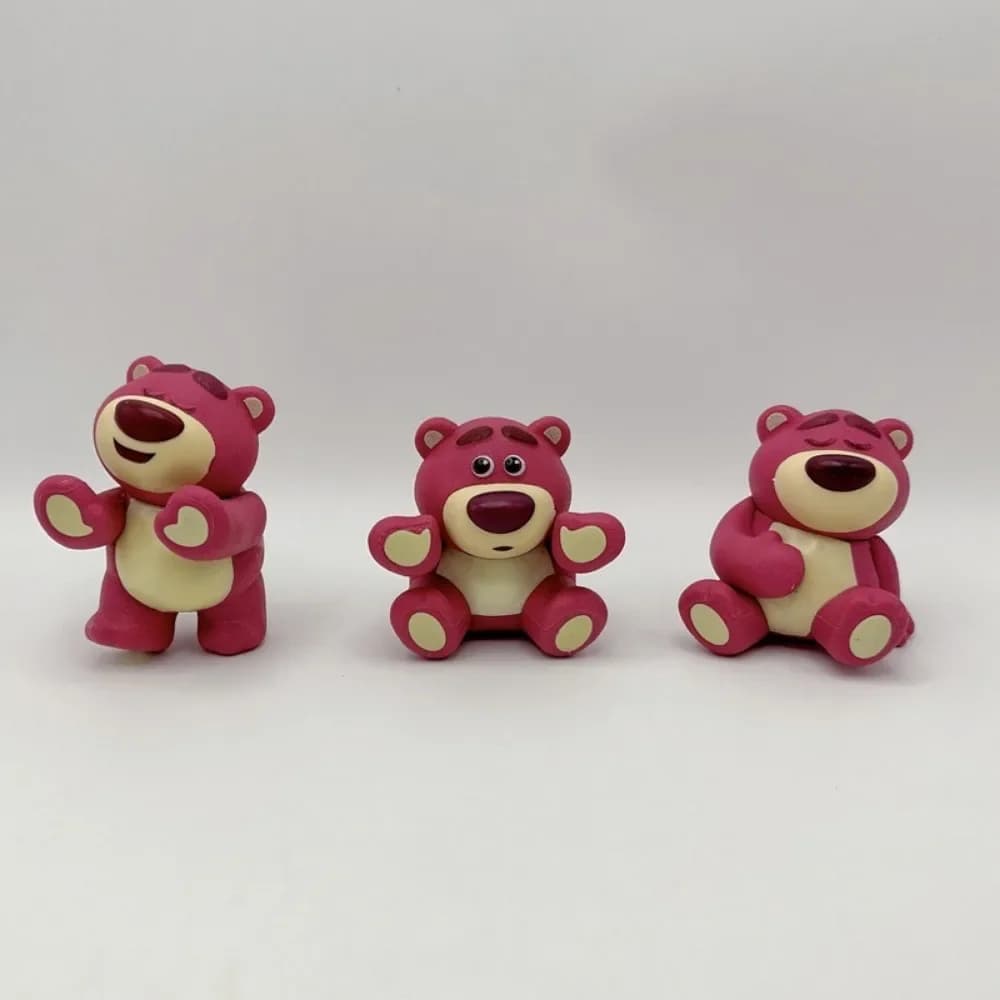Disney Cartoon Lotso A Complete Set of Six Models Multiple Styles Garage Kit Egg Twister Doll Grabber Cake Decoration Ornament