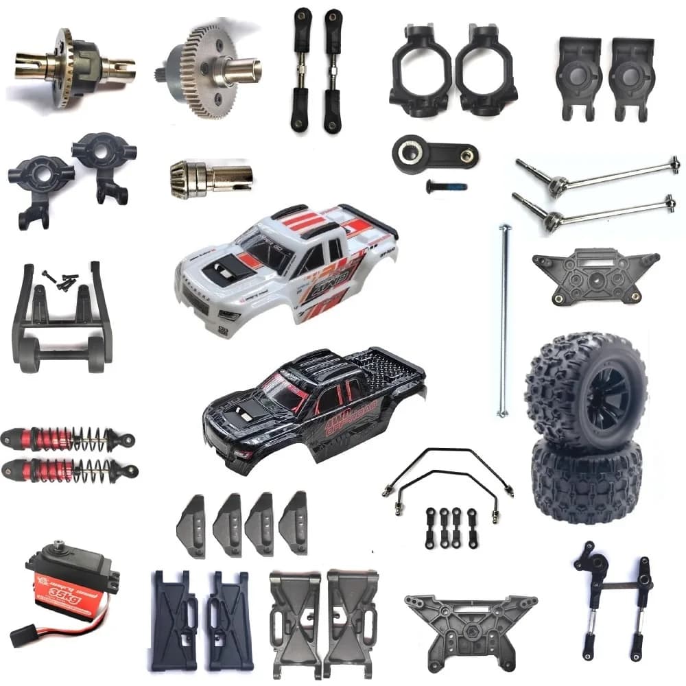 MJX Hyper Go10208 1/10 R/C cars RC trucks Original spare parts CVD drive shaft/Hydraulic Shock Absorber/body shell/servos/wheels