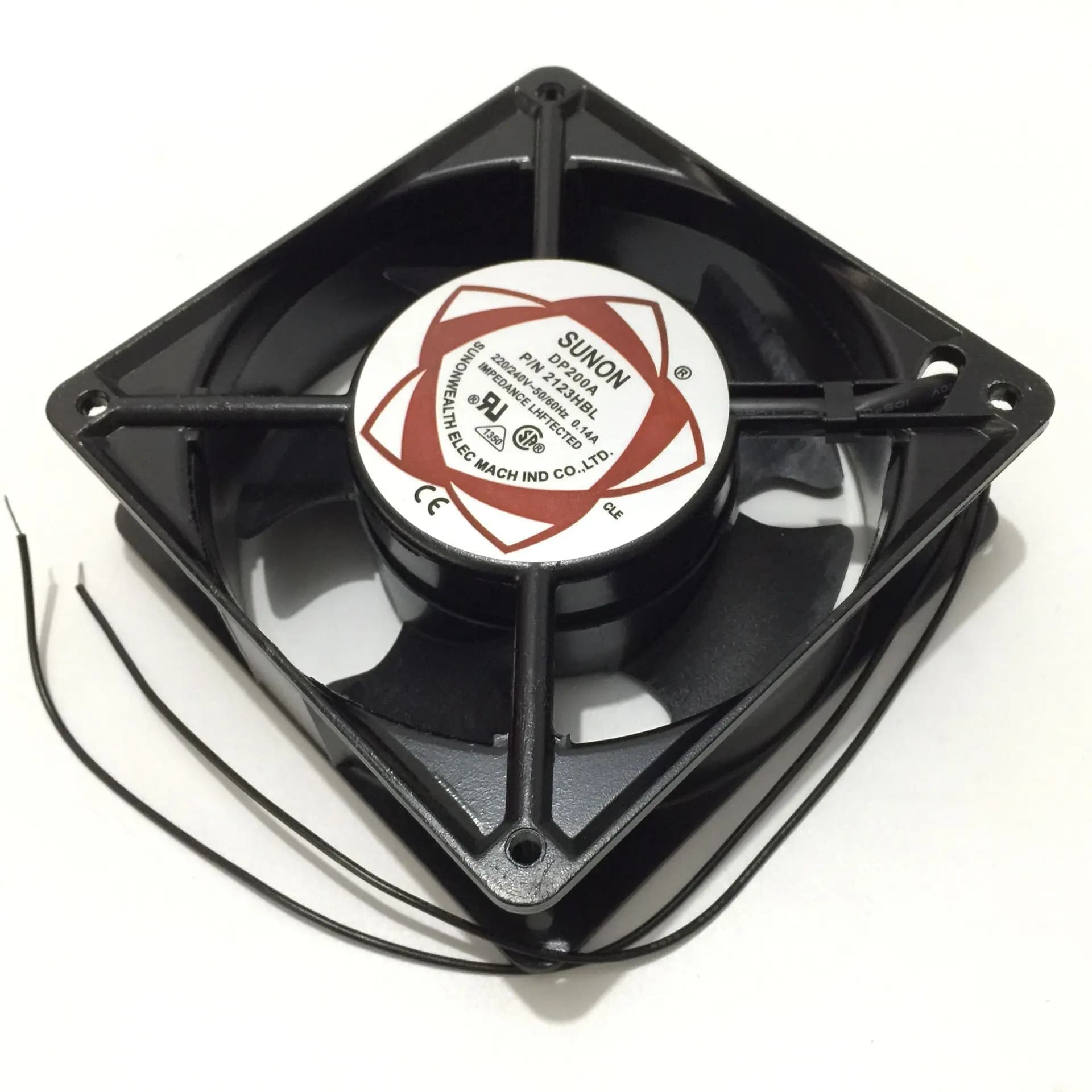 SUNON DP200A P/N 2123HBL AC 220-240V 0.14A 120X120X38mm Server Cooling Fan