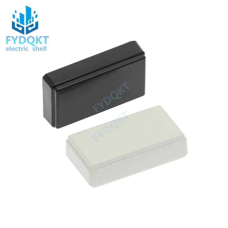 100pcs PCB Plastic Box Black Enclosure Electronic Project Case DIY 49x28x14mm Wire Junction Boxes